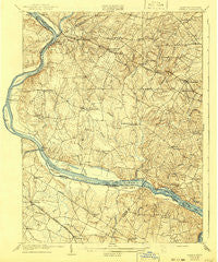 Seneca Maryland Historical topographic map, 1:62500 scale, 15 X 15 Minute, Year 1908