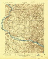 Seneca Maryland Historical topographic map, 1:62500 scale, 15 X 15 Minute, Year 1908