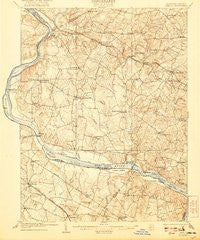 Seneca Maryland Historical topographic map, 1:62500 scale, 15 X 15 Minute, Year 1908