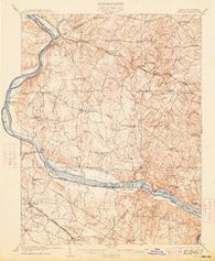 Seneca Maryland Historical topographic map, 1:62500 scale, 15 X 15 Minute, Year 1908