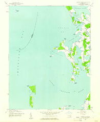 Sharps Island Maryland Historical topographic map, 1:24000 scale, 7.5 X 7.5 Minute, Year 1942