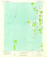 Sharps Island Maryland Historical topographic map, 1:24000 scale, 7.5 X 7.5 Minute, Year 1942