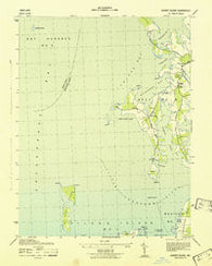 Sharps Island Maryland Historical topographic map, 1:31680 scale, 7.5 X 7.5 Minute, Year 1943
