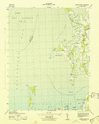Sharps Island Maryland Historical topographic map, 1:31680 scale, 7.5 X 7.5 Minute, Year 1943
