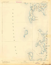 Sharps Island Maryland Historical topographic map, 1:62500 scale, 15 X 15 Minute, Year 1893