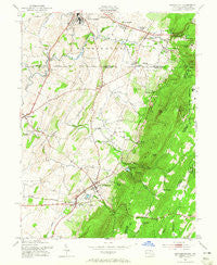 Smithsburg Maryland Historical topographic map, 1:24000 scale, 7.5 X 7.5 Minute, Year 1953