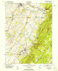 Smithsburg Maryland Historical topographic map, 1:24000 scale, 7.5 X 7.5 Minute, Year 1953