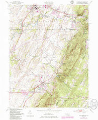 Smithsburg Maryland Historical topographic map, 1:24000 scale, 7.5 X 7.5 Minute, Year 1953