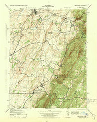 Smithsburg Maryland Historical topographic map, 1:31680 scale, 7.5 X 7.5 Minute, Year 1944