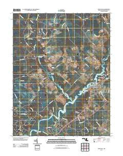 Snow Hill Maryland Historical topographic map, 1:24000 scale, 7.5 X 7.5 Minute, Year 2011
