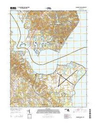 Solomons Island Maryland Historical topographic map, 1:24000 scale, 7.5 X 7.5 Minute, Year 2014