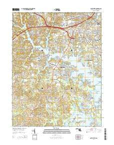 South River Maryland Historical topographic map, 1:24000 scale, 7.5 X 7.5 Minute, Year 2014