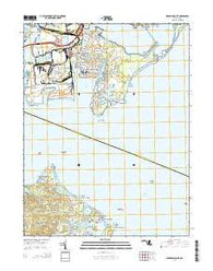 Sparrows Point Maryland Historical topographic map, 1:24000 scale, 7.5 X 7.5 Minute, Year 2014