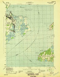 Spesutie Maryland Historical topographic map, 1:31680 scale, 7.5 X 7.5 Minute, Year 1944