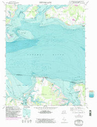 St. Clements Island Maryland Historical topographic map, 1:24000 scale, 7.5 X 7.5 Minute, Year 1968
