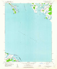 St. George Island Maryland Historical topographic map, 1:24000 scale, 7.5 X 7.5 Minute, Year 1942
