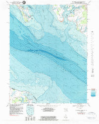 St. George Island Maryland Historical topographic map, 1:24000 scale, 7.5 X 7.5 Minute, Year 1968