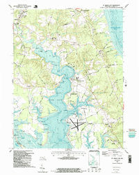 St. Marys City Maryland Historical topographic map, 1:24000 scale, 7.5 X 7.5 Minute, Year 1987
