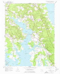 St. Marys City Maryland Historical topographic map, 1:24000 scale, 7.5 X 7.5 Minute, Year 1943