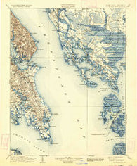 St. Marys Maryland Historical topographic map, 1:125000 scale, 30 X 30 Minute, Year 1906