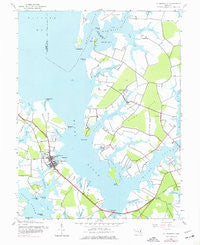 St. Michaels Maryland Historical topographic map, 1:24000 scale, 7.5 X 7.5 Minute, Year 1942