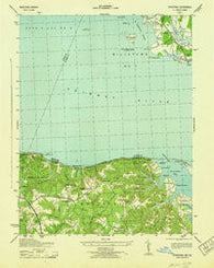 Stratford Virginia Historical topographic map, 1:31680 scale, 7.5 X 7.5 Minute, Year 1943