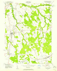 Sudlersville Maryland Historical topographic map, 1:24000 scale, 7.5 X 7.5 Minute, Year 1953