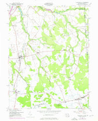 Sudlersville Maryland Historical topographic map, 1:24000 scale, 7.5 X 7.5 Minute, Year 1953