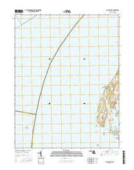 Swan Point Maryland Current topographic map, 1:24000 scale, 7.5 X 7.5 Minute, Year 2016