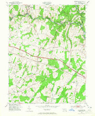 Sykesville Maryland Historical topographic map, 1:24000 scale, 7.5 X 7.5 Minute, Year 1953