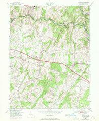 Sykesville Maryland Historical topographic map, 1:24000 scale, 7.5 X 7.5 Minute, Year 1953