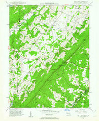 Table Rock Maryland Historical topographic map, 1:24000 scale, 7.5 X 7.5 Minute, Year 1948