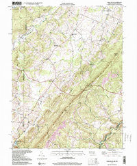 Table Rock Maryland Historical topographic map, 1:24000 scale, 7.5 X 7.5 Minute, Year 1997