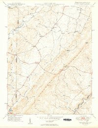 Table Rock Maryland Historical topographic map, 1:24000 scale, 7.5 X 7.5 Minute, Year 1949