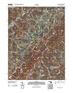 Table Rock Maryland Historical topographic map, 1:24000 scale, 7.5 X 7.5 Minute, Year 2011