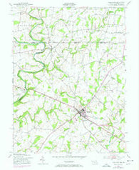 Taneytown Maryland Historical topographic map, 1:24000 scale, 7.5 X 7.5 Minute, Year 1953