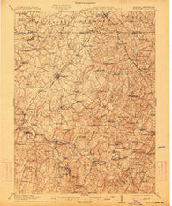 Taneytown Maryland Historical topographic map, 1:62500 scale, 15 X 15 Minute, Year 1911
