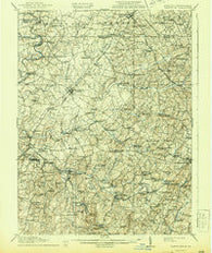 Taneytown Maryland Historical topographic map, 1:62500 scale, 15 X 15 Minute, Year 1911