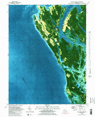 Taylors Island Maryland Historical topographic map, 1:24000 scale, 7.5 X 7.5 Minute, Year 1982