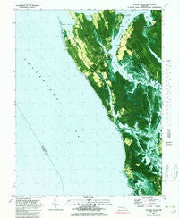 Taylors Island Maryland Historical topographic map, 1:24000 scale, 7.5 X 7.5 Minute, Year 1982