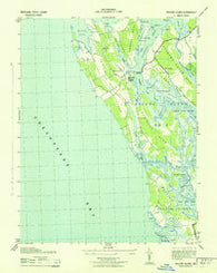 Taylors Island Maryland Historical topographic map, 1:31680 scale, 7.5 X 7.5 Minute, Year 1943