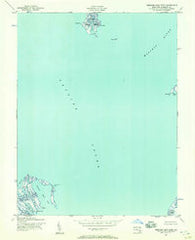 Terrapin Sand Point Maryland Historical topographic map, 1:24000 scale, 7.5 X 7.5 Minute, Year 1942