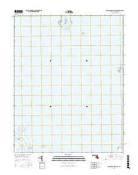Terrapin Sand Point Maryland Current topographic map, 1:24000 scale, 7.5 X 7.5 Minute, Year 2017