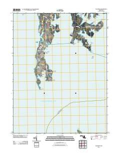 Tilghman Maryland Historical topographic map, 1:24000 scale, 7.5 X 7.5 Minute, Year 2011