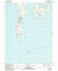 Tilghman Maryland Historical topographic map, 1:24000 scale, 7.5 X 7.5 Minute, Year 1988