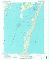 Tingles Island Maryland Historical topographic map, 1:24000 scale, 7.5 X 7.5 Minute, Year 1964