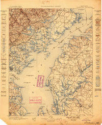 Tolchester Maryland Historical topographic map, 1:125000 scale, 30 X 30 Minute, Year 1898