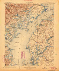 Tolchester Maryland Historical topographic map, 1:125000 scale, 30 X 30 Minute, Year 1903