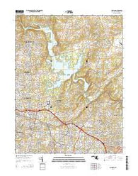 Towson Maryland Historical topographic map, 1:24000 scale, 7.5 X 7.5 Minute, Year 2014