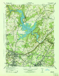 Towson Maryland Historical topographic map, 1:31680 scale, 7.5 X 7.5 Minute, Year 1944